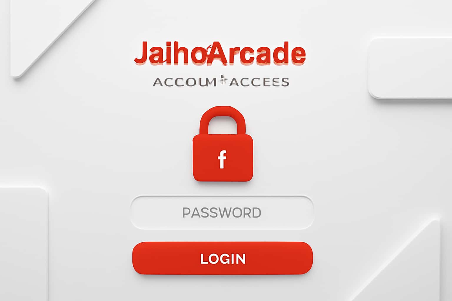 JaihoArcade Account Access Interface