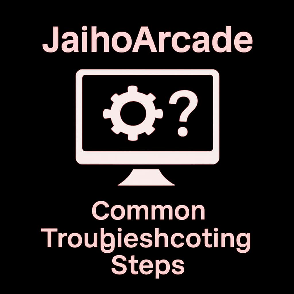 An icon representing a guide for troubleshooting JaihoArcade app issues.