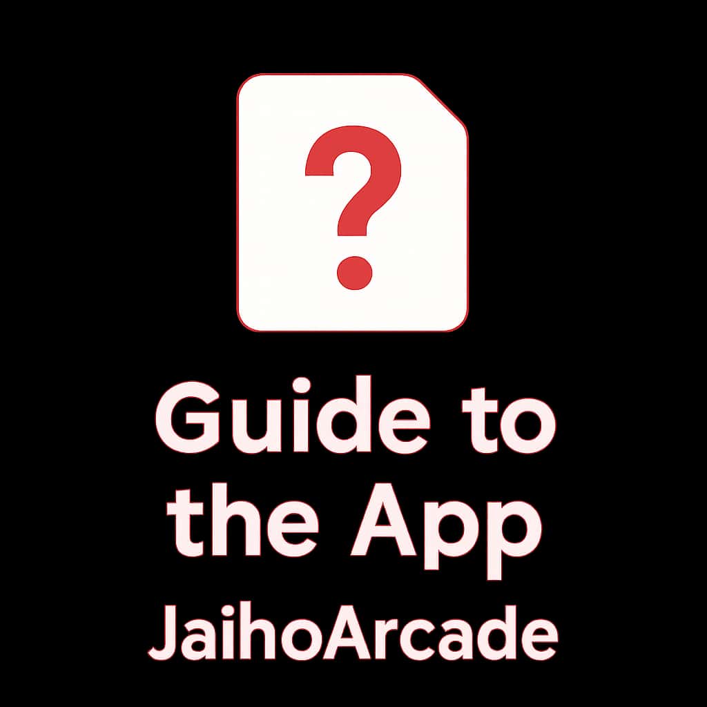 Icon representing the JaihoArcade app guide.
