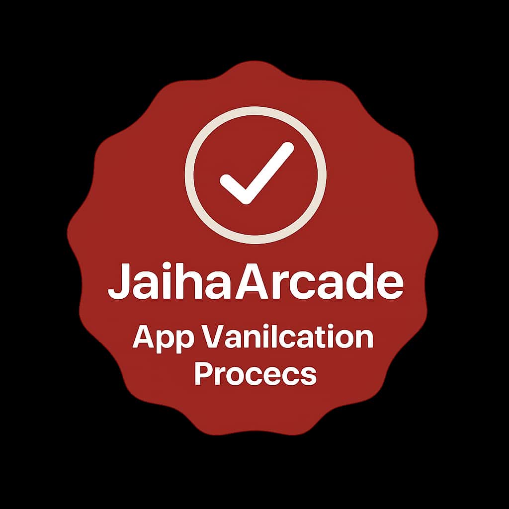 Icon representing JaihoArcade App Verification Process.