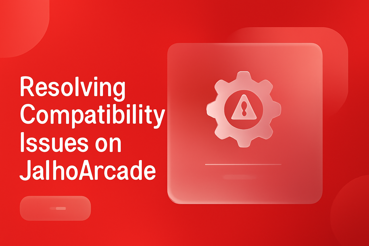 Informational graphic about resolving JaihoArcade login issues.