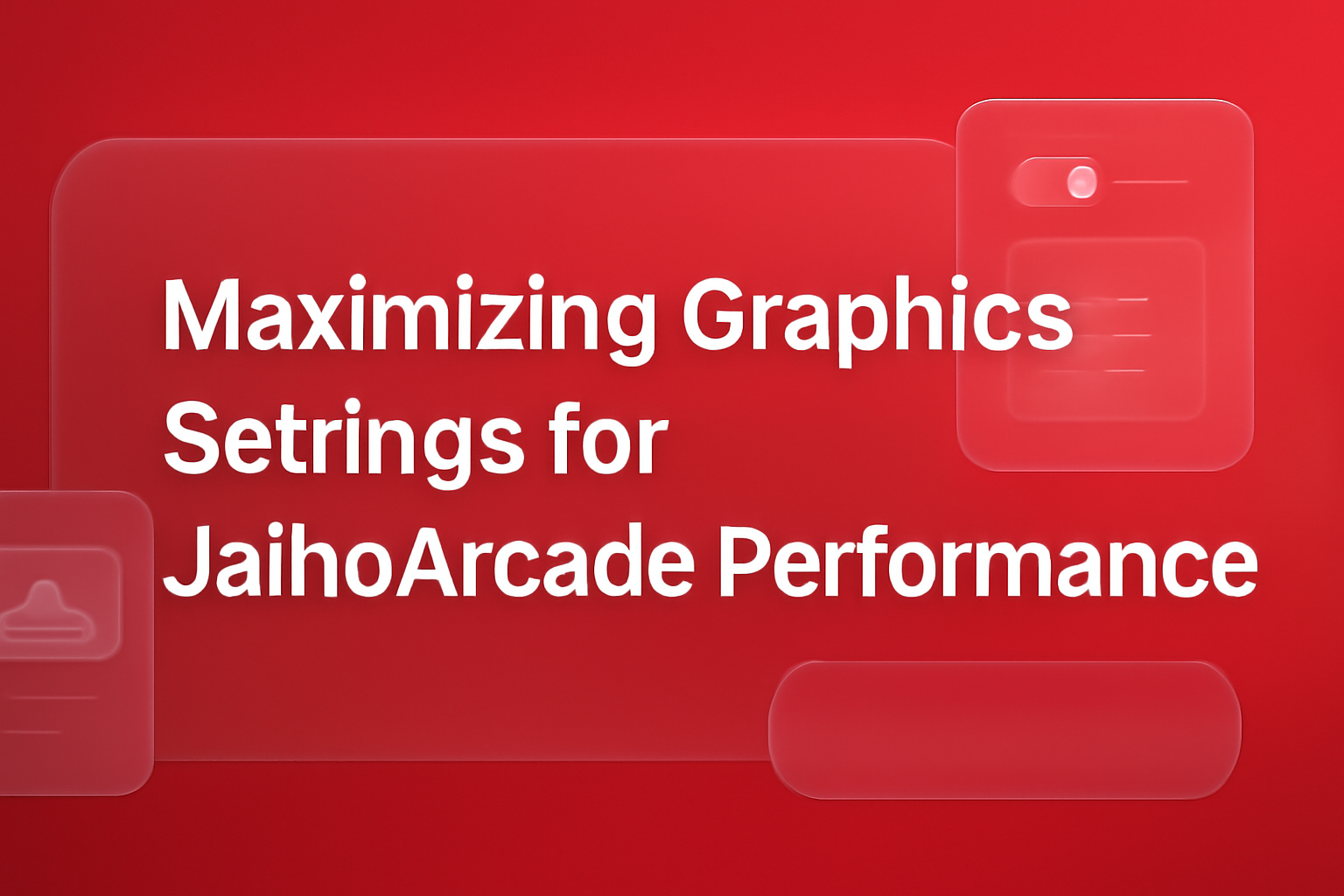 Informational scene about JaihoArcade Updates with relevant details.