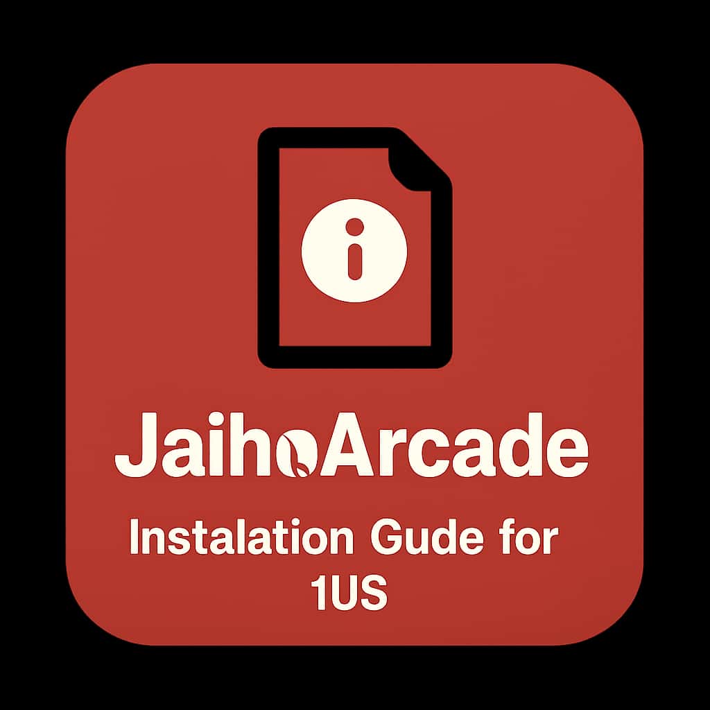 A badge symbolizing the Installation Guide for JaihoArcade on iOS.