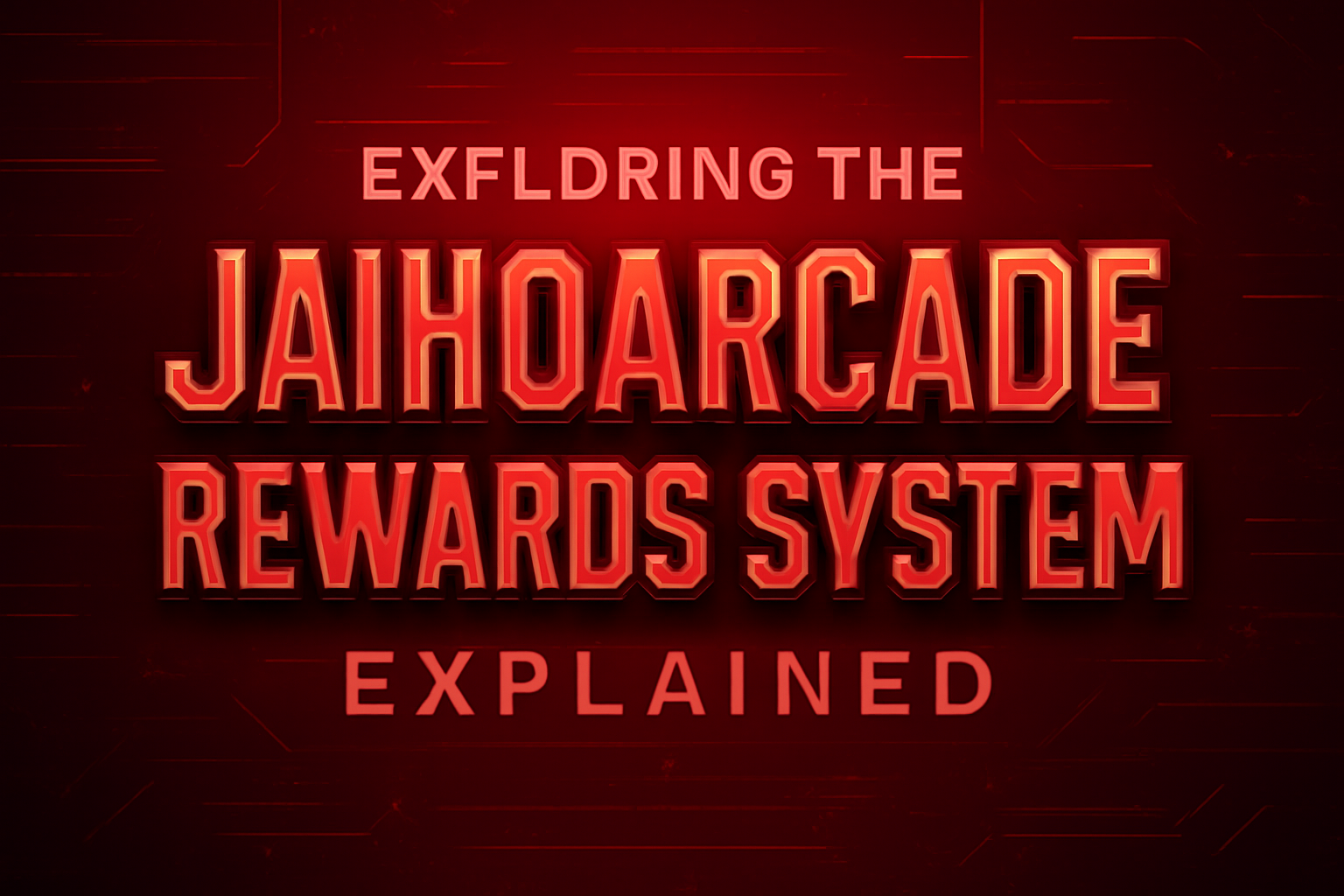 Informational image about optimizing JaihoArcade performance.