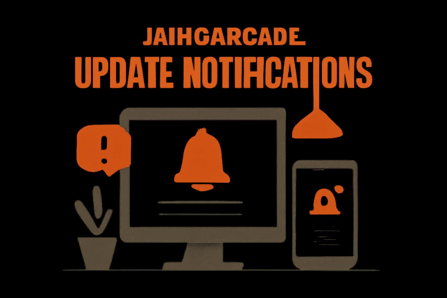 Informational image illustrating JaihoArcade Update Notifications