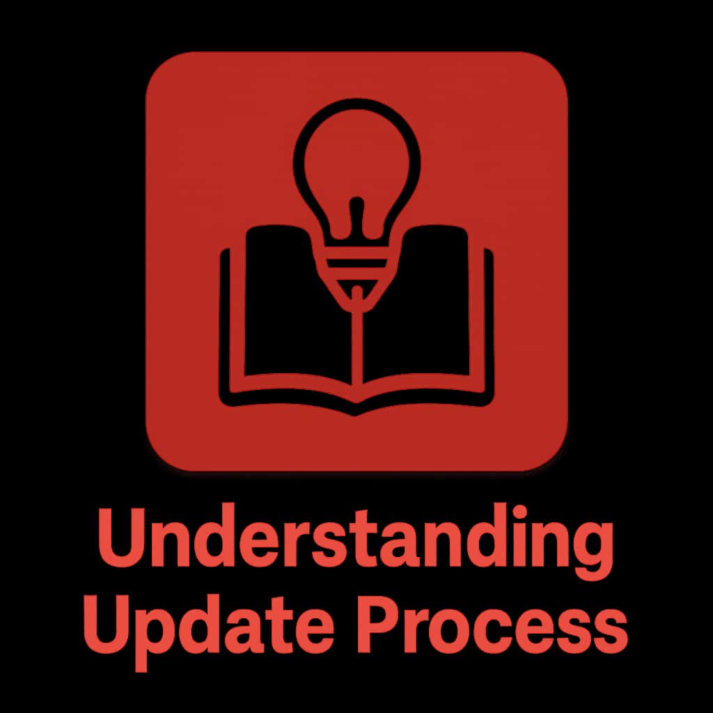 An informative badge depicting the JaihoArcade update process.