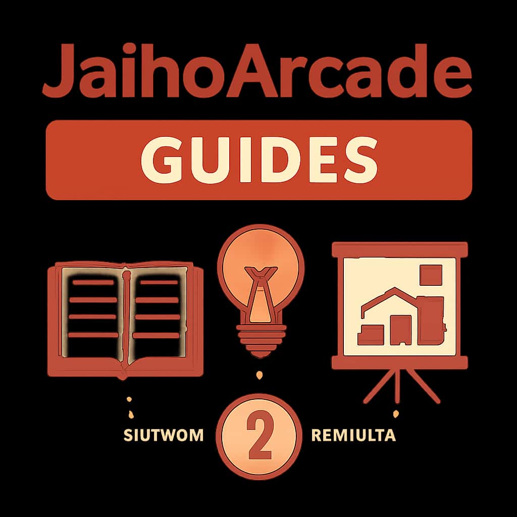Illustration regarding JaihoArcade Guides.
