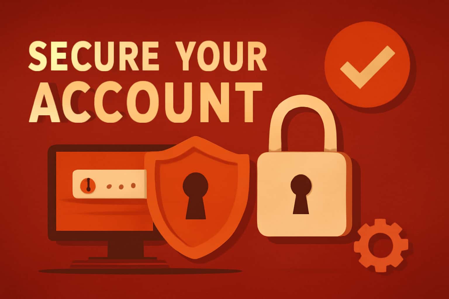 An illustration showcasing steps to secure a JaihoArcade account.