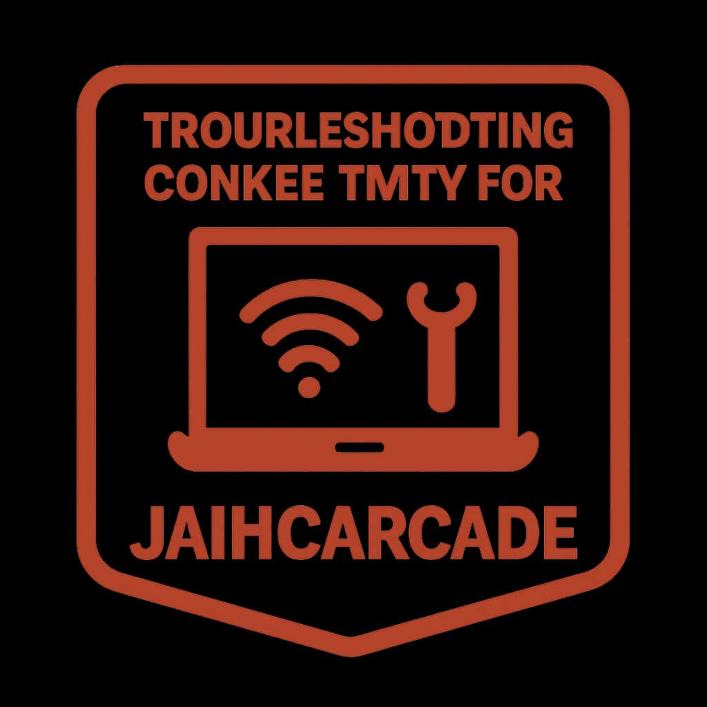An icon representing connectivity troubleshooting for JaihoArcade.