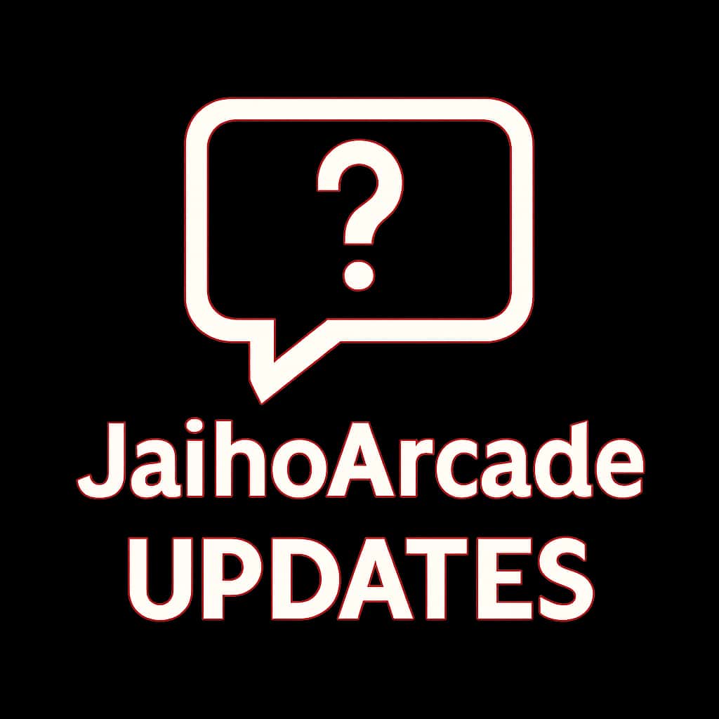 Badge representing JaihoArcade Updates information.